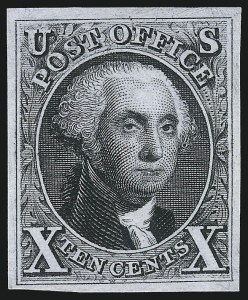 Sale 1061, Lot 3351, 1875 Reproduction of 1847 Issue (Scott 3-4)