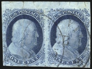 Sale 1061, Lot 3354, 1c-3c 1851-56 Issue (Scott 5A-11A)