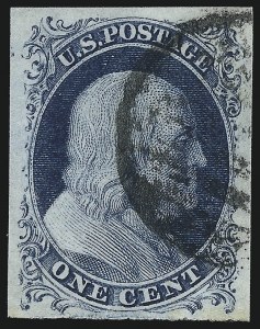 Sale Number 1061, Lot Number 3357, 1c-3c 1851-56 Issue (Scott 5A-11A)