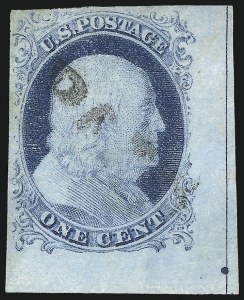 Sale 1061, Lot 3364, 1c-3c 1851-56 Issue (Scott 5A-11A)