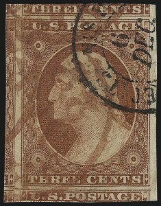Sale 1061, Lot 3366, 1c-3c 1851-56 Issue (Scott 5A-11A)