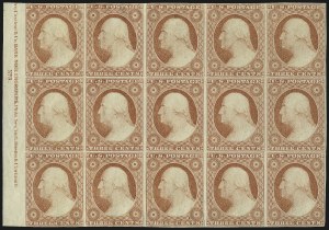 Sale 1061, Lot 3378, 1c-3c 1851-56 Issue (Scott 5A-11A)