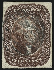 Sale 1061, Lot 3385, 5c-12c 1851-56 Issue (Scott 12-17)