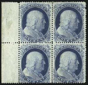 Sale 1061, Lot 3417, 1c 1857-60 Issue by Plate (Scott 18-24)