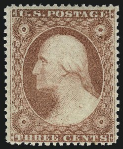 Sale 1061, Lot 3426, 3c-90c 1857-60 Issue and 1875 Reprint (Scott 25-40)