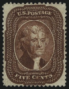 Sale Number 1061, Lot Number 3432, 3c-90c 1857-60 Issue and 1875 Reprint (Scott 25-40)