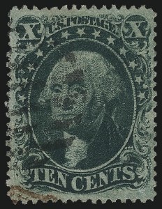 Sale 1061, Lot 3444, 3c-90c 1857-60 Issue and 1875 Reprint (Scott 25-40)