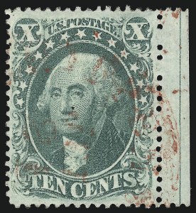 Sale 1061, Lot 3445, 3c-90c 1857-60 Issue and 1875 Reprint (Scott 25-40)