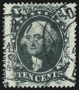 Sale 1061, Lot 3448, 3c-90c 1857-60 Issue and 1875 Reprint (Scott 25-40)