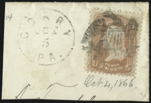 Sale 1061, Lot 3468, 1861-66 Issue (Scott 56-78)