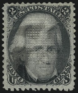 Sale 1061, Lot 3497, 1867-68 Grilled Issue (Scott 83-100)