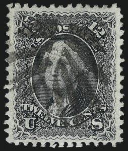 Sale 1061, Lot 3499, 1867-68 Grilled Issue (Scott 83-100)