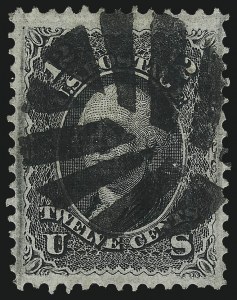 Sale 1061, Lot 3511, 1867-68 Grilled Issue (Scott 83-100)