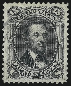 Sale 1061, Lot 3512, 1867-68 Grilled Issue (Scott 83-100)
