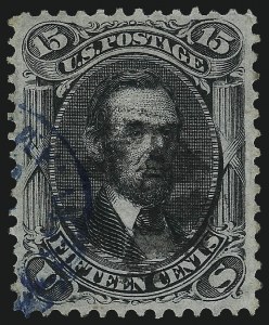 Sale 1061, Lot 3513, 1867-68 Grilled Issue (Scott 83-100)
