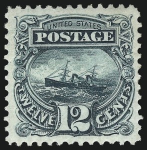 Sale 1061, Lot 3560, 1875 Re-Issue of 1869 Pictorial Issue (Scott 123-132)