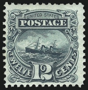 Sale 1061, Lot 3562, 1875 Re-Issue of 1869 Pictorial Issue (Scott 123-132)