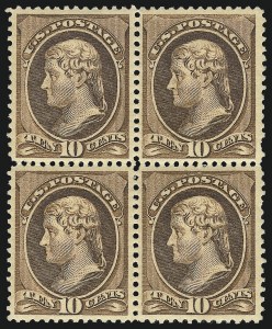Sale 1061, Lot 3634, 1879-88 American Bank Note Co. Issue (Scott 182-218)