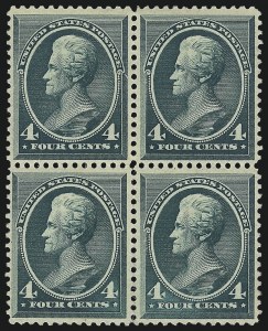 Sale 1061, Lot 3638, 1879-88 American Bank Note Co. Issue (Scott 182-218)