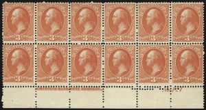 Sale 1061, Lot 3640, 1879-88 American Bank Note Co. Issue (Scott 182-218)