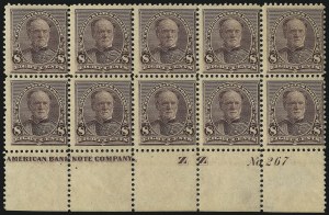 Sale 1061, Lot 3654, 1890-93 Issue (Scott 219D-229)