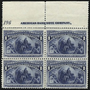 Sale 1061, Lot 3659, 1c-30c 1893 Columbian Issue (Scott 230-239)