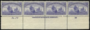 Sale 1061, Lot 3678, 1c-30c 1893 Columbian Issue (Scott 230-239)