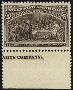 Sale 1061, Lot 3681, 1c-30c 1893 Columbian Issue (Scott 230-239)