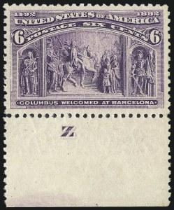 Sale 1061, Lot 3683, 1c-30c 1893 Columbian Issue (Scott 230-239)