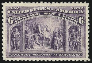 Sale 1061, Lot 3684, 1c-30c 1893 Columbian Issue (Scott 230-239)