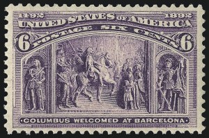 Sale 1061, Lot 3685, 1c-30c 1893 Columbian Issue (Scott 230-239)