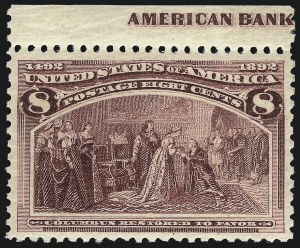 Sale 1061, Lot 3687, 1c-30c 1893 Columbian Issue (Scott 230-239)