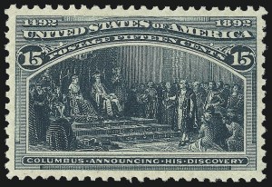 Sale 1061, Lot 3699, 1c-30c 1893 Columbian Issue (Scott 230-239)