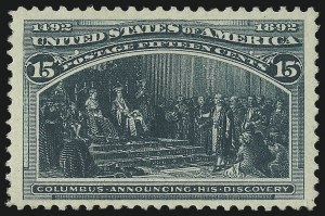 Sale 1061, Lot 3701, 1c-30c 1893 Columbian Issue (Scott 230-239)