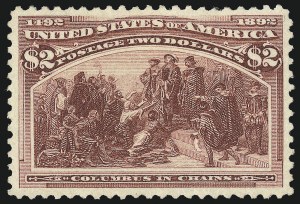 Sale 1061, Lot 3717, 50c-$5.00 1893 Columbian Issue (Scott 240-245)
