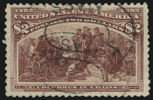 Sale 1061, Lot 3718, 50c-$5.00 1893 Columbian Issue (Scott 240-245)