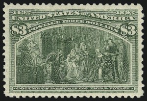Sale 1061, Lot 3720, 50c-$5.00 1893 Columbian Issue (Scott 240-245)
