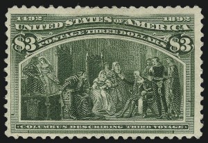 Sale 1061, Lot 3725, 50c-$5.00 1893 Columbian Issue (Scott 240-245)