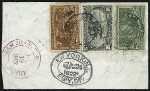 Sale 1061, Lot 3727, 50c-$5.00 1893 Columbian Issue (Scott 240-245)