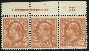 Sale 1061, Lot 3750, 1894-98 Bureau Issues (Scott 246-281)