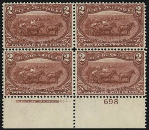 Sale 1061, Lot 3782, 1898 Trans-Mississippi Issue (Scott 286-293)