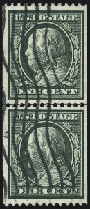 Sale 1061, Lot 3857, 1908-13 Washington-Franklin Issues (Scott 331-396)