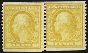 Sale 1061, Lot 3863, 1908-13 Washington-Franklin Issues (Scott 331-396)
