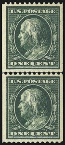 Sale 1061, Lot 3875, 1908-13 Washington-Franklin Issues (Scott 331-396)