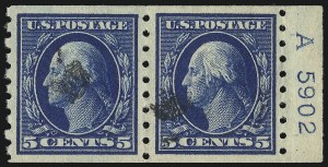 Sale 1061, Lot 3882, 1908-13 Washington-Franklin Issues (Scott 331-396)