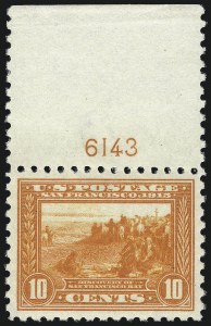 Sale 1061, Lot 3896, 1913-15 Panama-Pacific Issue (Scott 397-404)