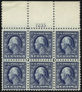 Sale 1061, Lot 3910, 1912-14 Washington-Franklin Issue (Scott 407-459)