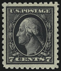 Sale 1061, Lot 3911, 1912-14 Washington-Franklin Issue (Scott 407-459)