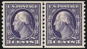 Sale 1061, Lot 3917, 1912-14 Washington-Franklin Issue (Scott 407-459)