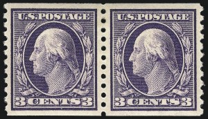 Sale 1061, Lot 3918, 1912-14 Washington-Franklin Issue (Scott 407-459)